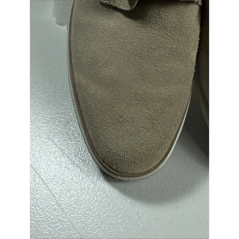 Peter Millar Plain Toe Derby Tan Suede Leather Oxford Shoes Mens Size 10 MS18F15